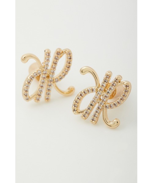 rienda（リエンダ）の「RRストーンピアス&イヤリング（ピアス（両耳用）・レディース・ゴールド/シルバー・SMALL/MEDIUM）」の3枚目の写真