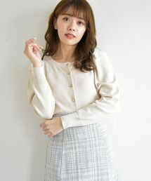 MAJESTIC LEGON | パワショルコンパクトニットカーデ(カーディガン/ボレロ)