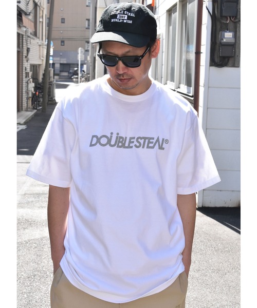 DOUBLE STEAL(ダブルスティール)の「3D Paisley Logo 半袖Tシャツ(Tシャツ/カットソー・メンズ・ホワイト/ブラック/カーキ・MEDIUM/LARGE/X-LARGE/XX-LARGE)」の13枚目の写真