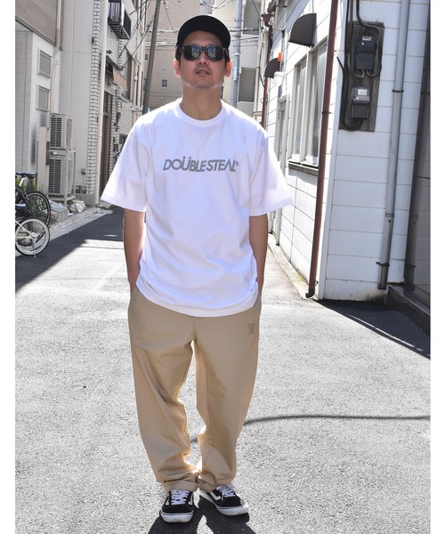 DOUBLE STEAL(ダブルスティール)の「3D Paisley Logo 半袖Tシャツ(Tシャツ/カットソー・メンズ・ホワイト/ブラック/カーキ・MEDIUM/LARGE/X-LARGE/XX-LARGE)」の15枚目の写真