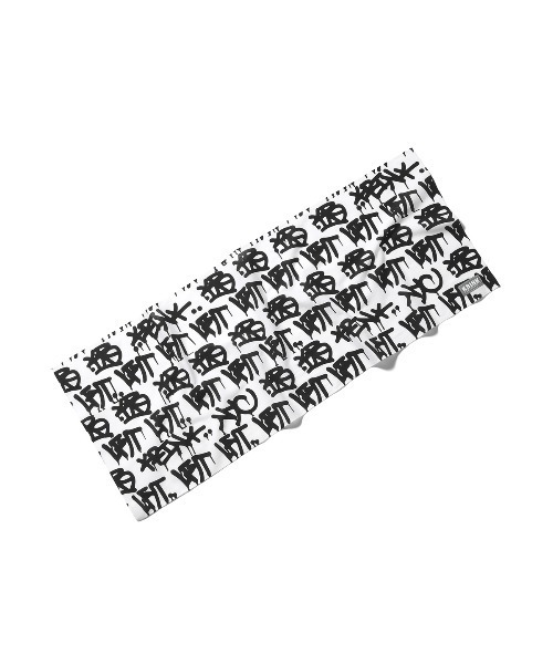 LFYT（エルエフワイティー）の「LFYT ラファイエット [Lafayette] - × クリンク [KRINK] コラボ タギング オールオーバー 手拭い [TAGGING ALLOVER TENUGUI]（タオル・メンズ・ホワイト・ONE SIZE）」の2枚目の写真