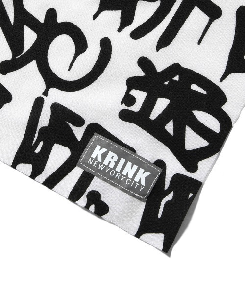 LFYT（エルエフワイティー）の「LFYT ラファイエット [Lafayette] - × クリンク [KRINK] コラボ タギング オールオーバー 手拭い [TAGGING ALLOVER TENUGUI]（タオル・メンズ・ホワイト・ONE SIZE）」の5枚目の写真