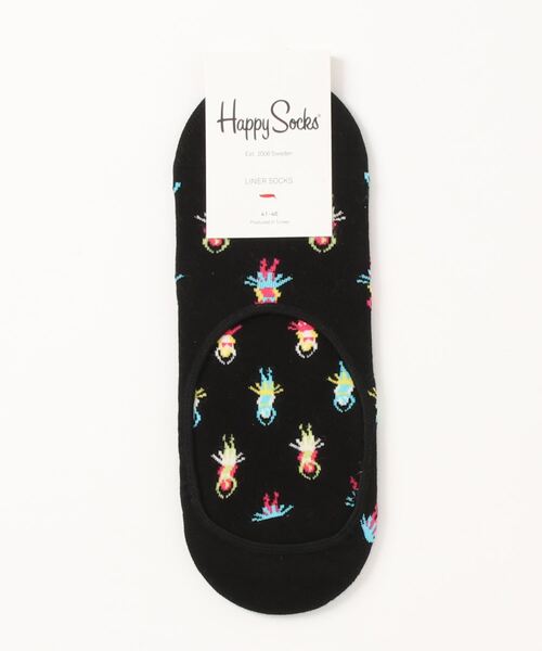 ARCHIVER（アーカイバ）の「【66】【HAPPY SOCKS】LINER SOCKS（ソックス/靴下・メンズ・ブルー/ブルー系その他/オフホワイト/グレー系その他2/ピンク/ライトグリーン/グレー/ブルー系その他2/グリーン/ブラック/ブラック系その他/ブラック系その他2/ピンク系その他/その他・MEDIUM）」の5枚目の写真