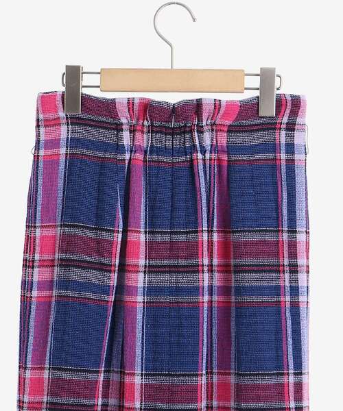 le.coeur blanc(ルクールブラン)の「MANTECO チェックハイウエストスカート(スカート・レディース・ベージュ系その他2/ブルー系その他2・36/38)」の12枚目の写真