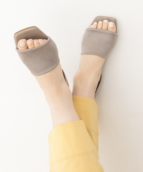 RODE SKO（ロデスコ）の「『MADE IN JAPAN』スクエアトゥストレッチサンダル（サンダル・レディース・ブラック/ブラウン/グレー/マスタード・38/36/37）」の8枚目の写真