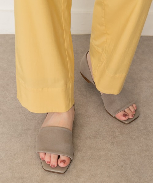 RODE SKO（ロデスコ）の「『MADE IN JAPAN』スクエアトゥストレッチサンダル（サンダル・レディース・ブラック/ブラウン/グレー/マスタード・38/36/37）」の9枚目の写真