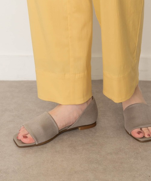 RODE SKO（ロデスコ）の「『MADE IN JAPAN』スクエアトゥストレッチサンダル（サンダル・レディース・ブラック/ブラウン/グレー/マスタード・38/36/37）」の10枚目の写真