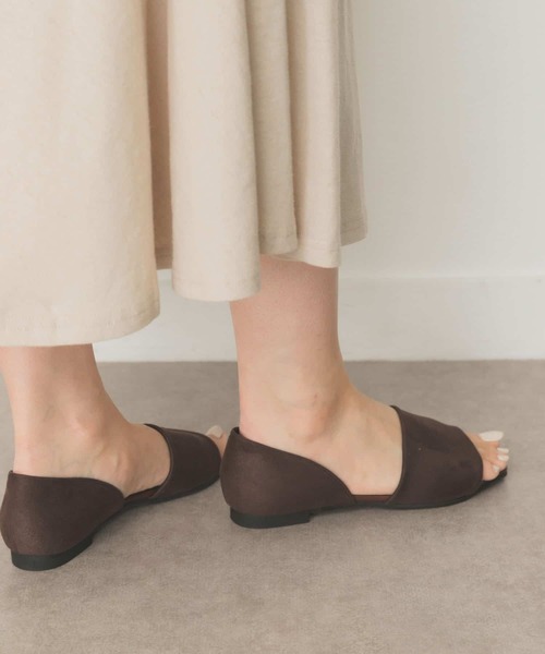 RODE SKO（ロデスコ）の「『MADE IN JAPAN』スクエアトゥストレッチサンダル（サンダル・レディース・ブラック/ブラウン/グレー/マスタード・38/36/37）」の18枚目の写真