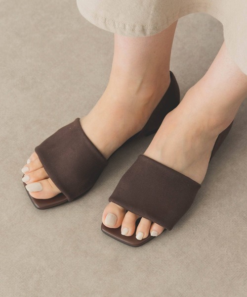 RODE SKO（ロデスコ）の「『MADE IN JAPAN』スクエアトゥストレッチサンダル（サンダル・レディース・ブラック/ブラウン/グレー/マスタード・38/36/37）」の20枚目の写真