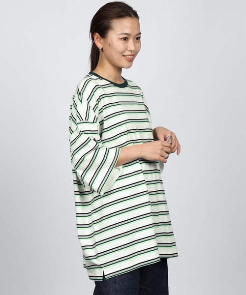 トップス Border Ringer Tee Border Ringer Tee（カットソー/Tシャツ）｜TODAYFUL（トゥデイ