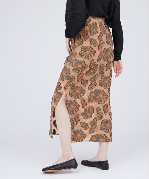 EBONY(エボニー)の「EBONY Rose of Sharon Skirt(スカート・レディース・ダークブラウン・1/2)」の4枚目の写真