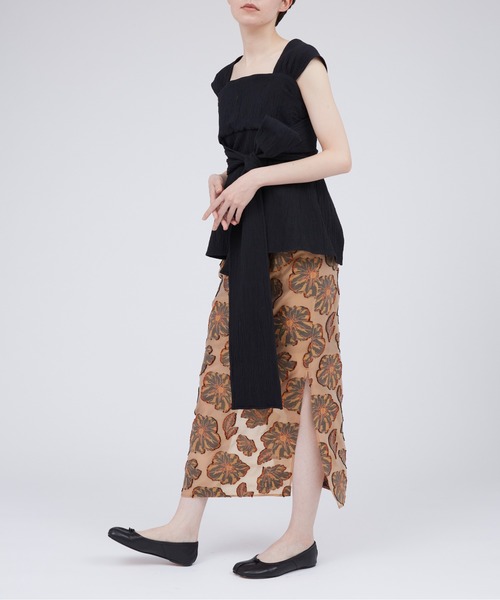 EBONY(エボニー)の「EBONY Rose of Sharon Skirt(スカート・レディース・ダークブラウン・1/2)」の6枚目の写真