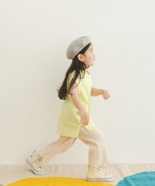 FORK&SPOON（フォークアンドスプーン）の「FORK&SPOON　リサイクルヤーン天竺チュニック(KIDS)（Tシャツ/カットソー・キッズ・ブラウン/グリーン系その他・120/105/135）」の6枚目の写真