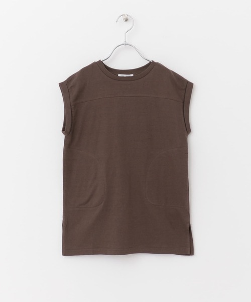 FORK&SPOON（フォークアンドスプーン）の「FORK&SPOON　リサイクルヤーン天竺チュニック(KIDS)（Tシャツ/カットソー・キッズ・ブラウン/グリーン系その他・120/105/135）」の11枚目の写真