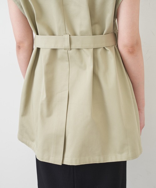 GALLARDAGALANTE(ガリャルダガランテ)の「スクエアスリーブジャケット【オンラインストア限定商品】(その他アウター・レディース・オフホワイト/カーキ・FREE)」の11枚目の写真