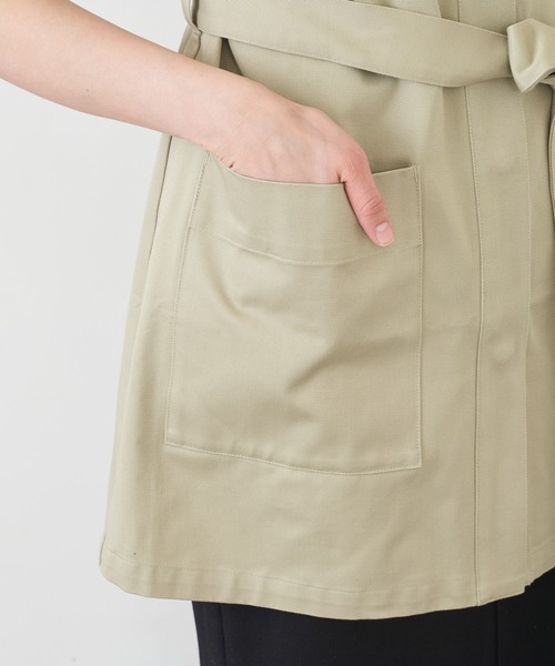 GALLARDAGALANTE(ガリャルダガランテ)の「スクエアスリーブジャケット【オンラインストア限定商品】(その他アウター・レディース・オフホワイト/カーキ・FREE)」の5枚目の写真