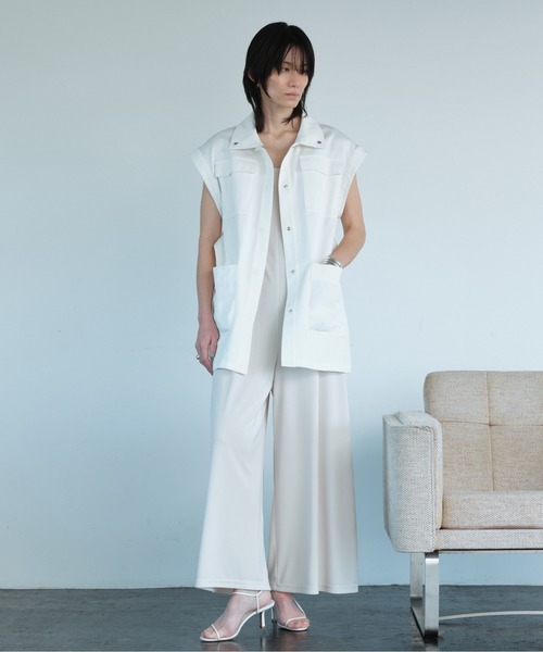 GALLARDAGALANTE(ガリャルダガランテ)の「スクエアスリーブジャケット【オンラインストア限定商品】(その他アウター・レディース・オフホワイト/カーキ・FREE)」の13枚目の写真