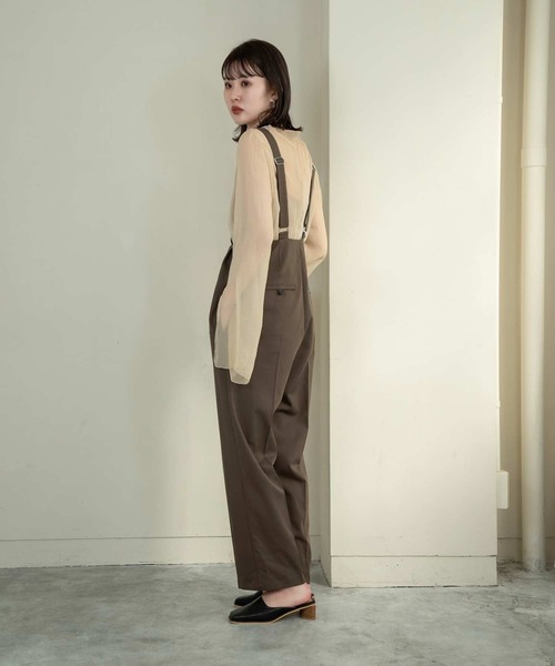 Amiur（エミレ）の「high waist salopette pants（その他パンツ・レディース・ブラック/ブラウン・FREE）」の22枚目の写真