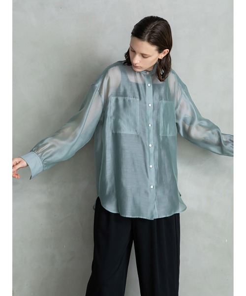 Organdy トップス Enchainement アンシェヌマン のファッション Shirt を購入できます Enchainement シャツ ブラウス