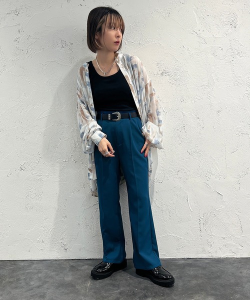 apres jour mignon（アプレジュールミニョン）の「カップ付きタンク【ZOZOTOWN限定アイテム】（タンクトップ・レディース・イエロー/グリーン/ブラック/オフホワイト・X-LARGE/フリー）」の11枚目の写真