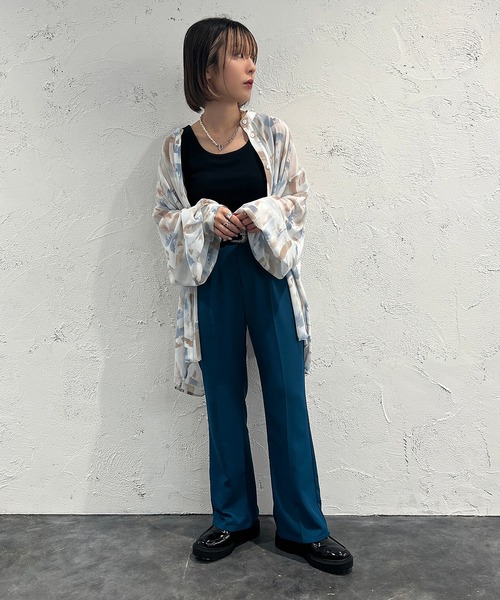 apres jour mignon（アプレジュールミニョン）の「カップ付きタンク【ZOZOTOWN限定アイテム】（タンクトップ・レディース・イエロー/グリーン/ブラック/オフホワイト・X-LARGE/フリー）」の12枚目の写真