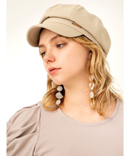 DURAS（デュラス）の「キャスケット（キャスケット・レディース・ブラック/ライトベージュ・FREE）」の3枚目の写真