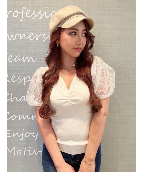 DURAS（デュラス）の「キャスケット（キャスケット・レディース・ブラック/ライトベージュ・FREE）」の13枚目の写真