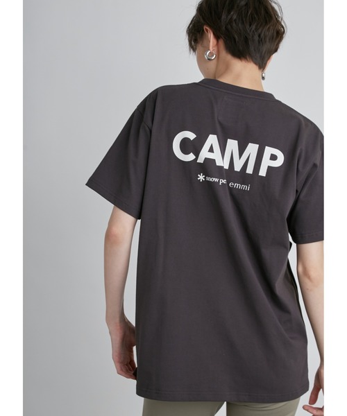 Snow Peak（スノーピーク）の「【snowpeak×emmi】S/S T-SHIRT（Tシャツ/カットソー・レディース・ホワイト/チャコールグレー/ベージュ・MEDIUM/LARGE）」の4枚目の写真