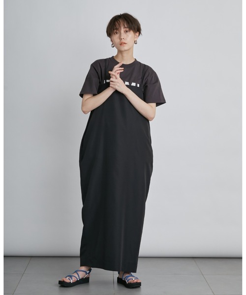 Snow Peak（スノーピーク）の「【snowpeak×emmi】S/S T-SHIRT（Tシャツ/カットソー・レディース・ホワイト/チャコールグレー/ベージュ・MEDIUM/LARGE）」の6枚目の写真