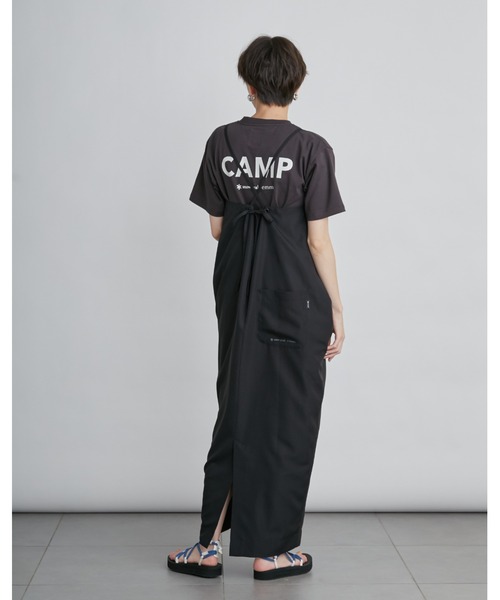 Snow Peak（スノーピーク）の「【snowpeak×emmi】S/S T-SHIRT（Tシャツ/カットソー・レディース・ホワイト/チャコールグレー/ベージュ・MEDIUM/LARGE）」の7枚目の写真