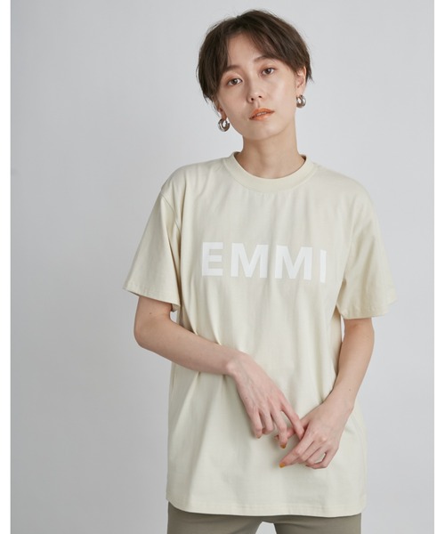 Snow Peak（スノーピーク）の「【snowpeak×emmi】S/S T-SHIRT（Tシャツ/カットソー・レディース・ホワイト/チャコールグレー/ベージュ・MEDIUM/LARGE）」の10枚目の写真
