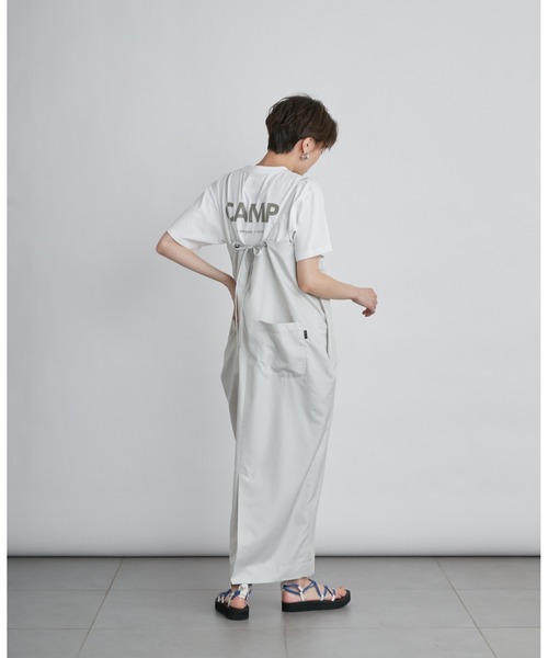 Snow Peak（スノーピーク）の「【snowpeak×emmi】S/S T-SHIRT（Tシャツ/カットソー・レディース・ホワイト/チャコールグレー/ベージュ・MEDIUM/LARGE）」の18枚目の写真