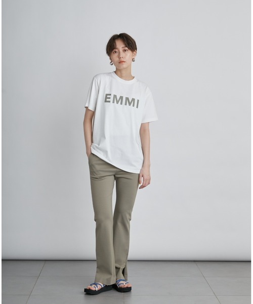 Snow Peak（スノーピーク）の「【snowpeak×emmi】S/S T-SHIRT（Tシャツ/カットソー・レディース・ホワイト/チャコールグレー/ベージュ・MEDIUM/LARGE）」の19枚目の写真