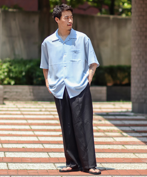 B.C STOCK（ベーセーストック）の「【Refalax / リフラックス】EASY ワイドパンツ（その他パンツ・メンズ・ブラック/グレー/モスグリーン・MEDIUM/LARGE）」の12枚目の写真