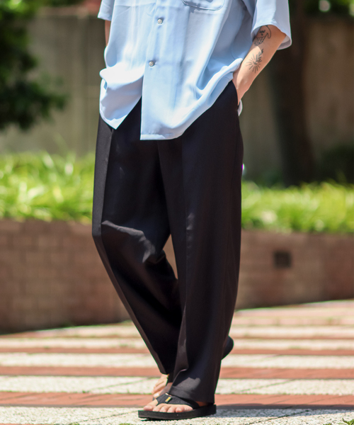 B.C STOCK（ベーセーストック）の「【Refalax / リフラックス】EASY ワイドパンツ（その他パンツ・メンズ・ブラック/グレー/モスグリーン・MEDIUM/LARGE）」の13枚目の写真