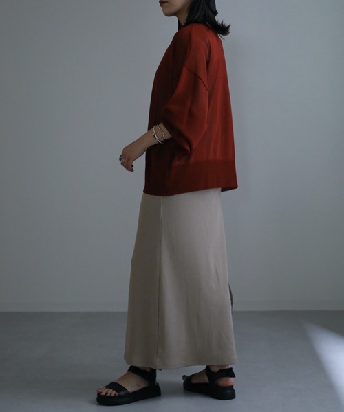 ap retro(アプレトロ)の「シアーカーディガン 前後2WAY(カーディガン/ボレロ・レディース・ブラック/ブラウン/オフホワイト/テラコッタ・FREE)」の22枚目の写真