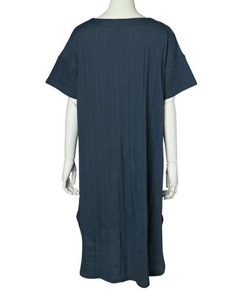 KID BLUE（キッドブルー）の「キッドブルー -レーシー天竺JQ -半袖ワンピース -KRSR385 -kidblue（ワンピース・レディース・ブラック/ブルー・M）」の13枚目の写真