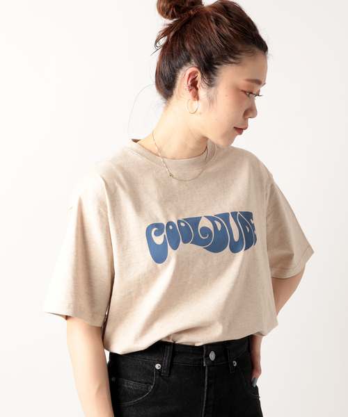 JOINT WORKS(ジョイントワークス)の「モクロゴTシャツ(Tシャツ/カットソー・レディース・グリーン/ベージュ/オレンジ・FREE)」の1枚目の写真