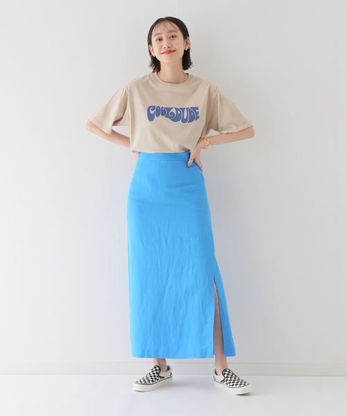 JOINT WORKS(ジョイントワークス)の「モクロゴTシャツ(Tシャツ/カットソー・レディース・グリーン/ベージュ/オレンジ・FREE)」の8枚目の写真