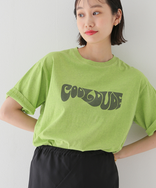 JOINT WORKS(ジョイントワークス)の「モクロゴTシャツ(Tシャツ/カットソー・レディース・グリーン/ベージュ/オレンジ・FREE)」の10枚目の写真