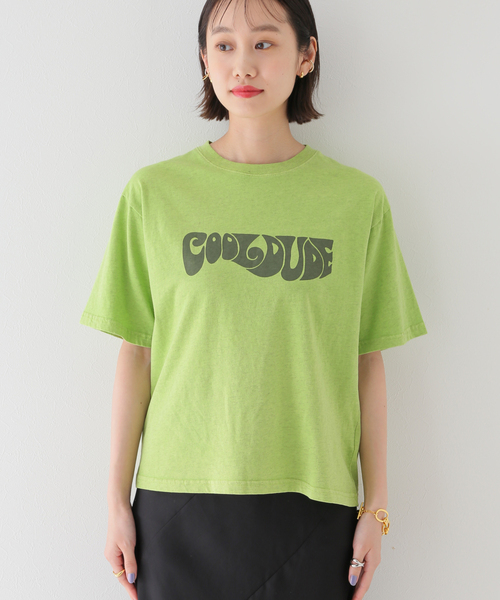 JOINT WORKS(ジョイントワークス)の「モクロゴTシャツ(Tシャツ/カットソー・レディース・グリーン/ベージュ/オレンジ・FREE)」の15枚目の写真