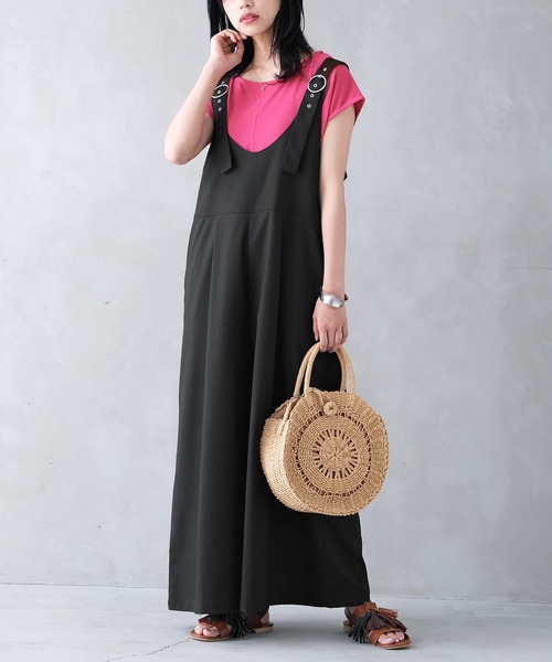 n'OrLABEL(ノアールレーベル)の「『バックツイストフレンチスリーブTシャツ』(Tシャツ/カットソー・レディース・ブラック/ネイビー/オフホワイト/ピンク・1/2)」の9枚目の写真