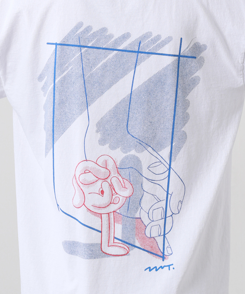 JOURNAL STANDARD（ジャーナルスタンダード）の「TEKUN WAS HERE OITE Tシャツ（Tシャツ/カットソー・メンズ・ホワイト・MEDIUM/LARGE/X-LARGE）」の17枚目の写真