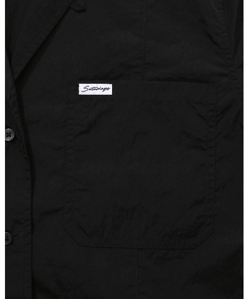 Saturdays NYC（サタデーズ ニューヨークシティ ）の「Dani Nylon Camp Collar Shirt（シャツ/ブラウス・レディース・ブラック/ネイビー/ミント・X-SMALL/S/M/L/XL）」の6枚目の写真