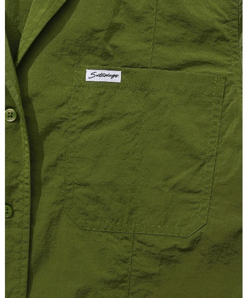 Saturdays NYC（サタデーズ ニューヨークシティ ）の「Dani Nylon Camp Collar Shirt（シャツ/ブラウス・レディース・ブラック/ネイビー/ミント・X-SMALL/S/M/L/XL）」の12枚目の写真