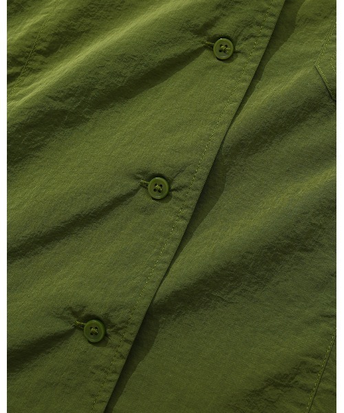 Saturdays NYC（サタデーズ ニューヨークシティ ）の「Dani Nylon Camp Collar Shirt（シャツ/ブラウス・レディース・ブラック/ネイビー/ミント・X-SMALL/S/M/L/XL）」の15枚目の写真