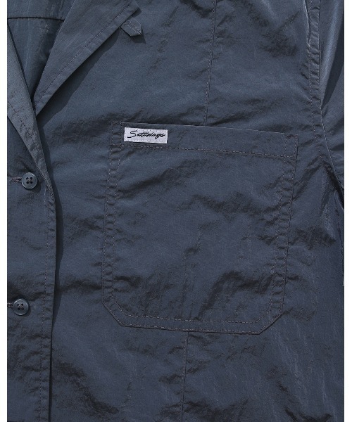 Saturdays NYC（サタデーズ ニューヨークシティ ）の「Dani Nylon Camp Collar Shirt（シャツ/ブラウス・レディース・ブラック/ネイビー/ミント・X-SMALL/S/M/L/XL）」の18枚目の写真