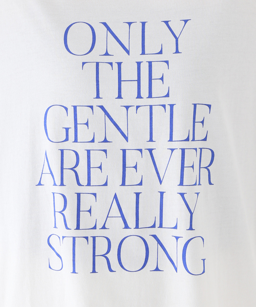 B.C STOCK（ベーセーストック）の「Only the gentle ロゴTEE（Tシャツ/カットソー・レディース・ブラック/ホワイト/ベージュ/ブラウン・FREE）」の6枚目の写真