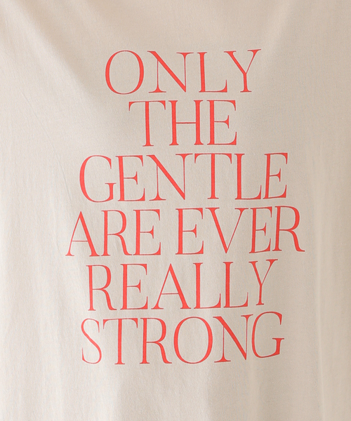 B.C STOCK（ベーセーストック）の「Only the gentle ロゴTEE（Tシャツ/カットソー・レディース・ブラック/ホワイト/ベージュ/ブラウン・FREE）」の15枚目の写真