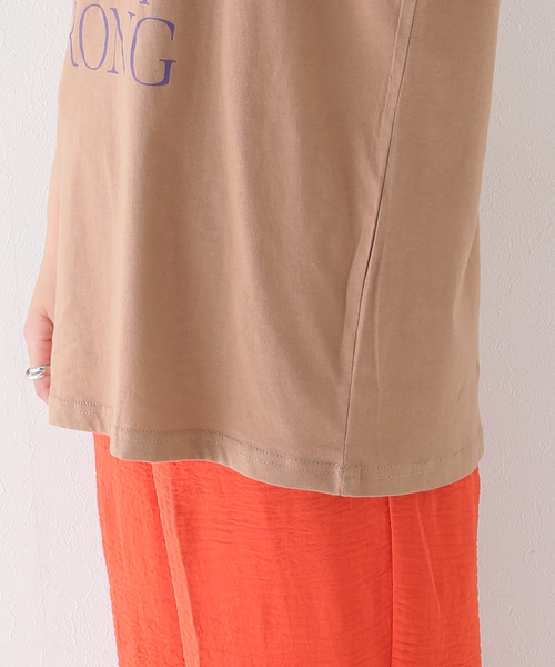 B.C STOCK（ベーセーストック）の「Only the gentle ロゴTEE（Tシャツ/カットソー・レディース・ブラック/ホワイト/ベージュ/ブラウン・FREE）」の7枚目の写真